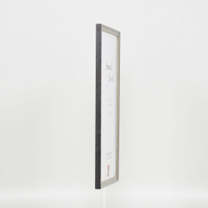 Effect solid wood frame Profile 25 grey 10,5x14,8 cm Acrylic glass