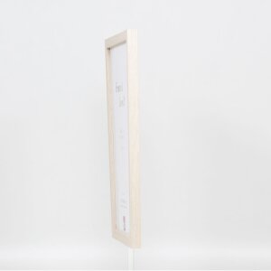 Effect wooden frame Profile 33 white 10.5x14.8 cm anti-reflective glass