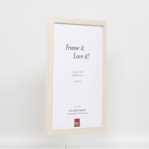 Effect wooden frame Profile 33 white 10.5x14.8 cm anti-reflective glass