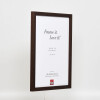 Effect wooden frame profile 33 wenge 10,5x14,8 cm anti-reflex glass