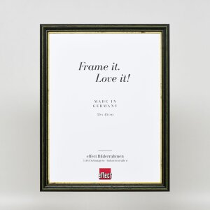 Effect wooden frame profile 21 green 10,5x14,8 cm anti-reflex glass