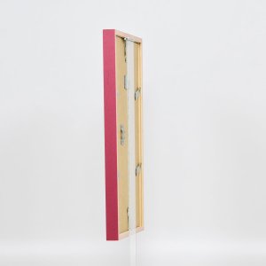 Effect wooden frame Profile 35 red 10,5x14,8 cm normal glass + spacer