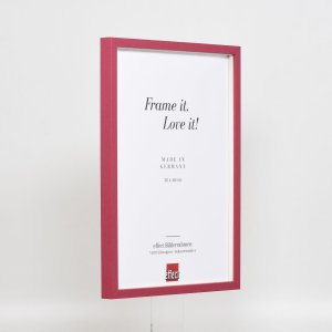 Effect wooden frame Profile 35 red 10,5x14,8 cm normal glass + spacer