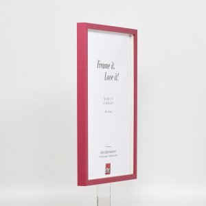 Effect wooden frame Profile 35 red 10,5x14,8 cm normal glass + spacer