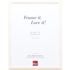 Effect Wooden frame Profile 32 white 10,5x14,8 cm Museum...