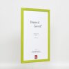 Effect wooden frame profile 89 green 10,5x14,8 cm acrylic glass