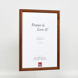 Effect wooden frame profile 89 dark brown 10,5x14,8 cm acrylic glass