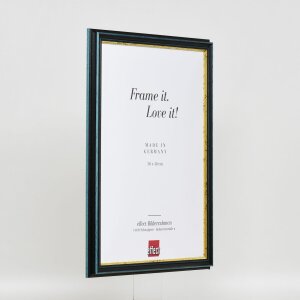 Effect Wooden Frame Profile 21 blue 10,5x14,8 cm Museum Glass