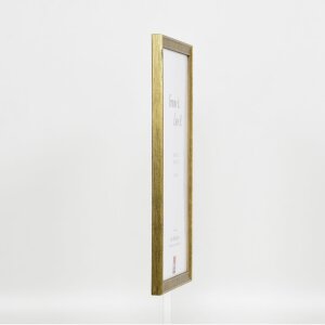 Effect wooden frame profile 2070 normal glass 10,5x14,8 cm gold