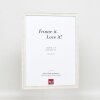 Effect wooden frame profile 2070 normal glass 10,5x14,8 cm white