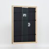 Effect wooden frame profile 2070 anti-reflective glass 10,5x14,8 cm gold