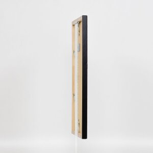 Effect wooden frame profile 2070 anti-reflective glass 10,5x14,8 cm black