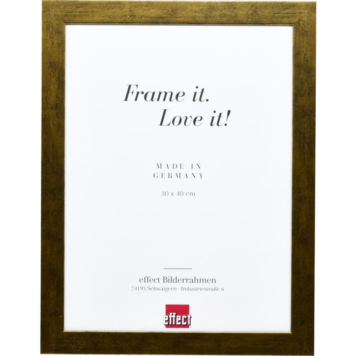 Effect Picture Frame 2312 antique gold 10,5x14,8 cm Acrylic glass