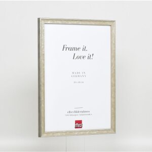 Effect Wooden Frame Profile 2070 Museum Glass 10,5x14,8 cm silver