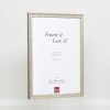 Effect Wooden Frame Profile 2070 Museum Glass 10,5x14,8 cm silver