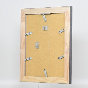 Effect solid wood frame profile 28 silver 10,5x14,8 cm Clear glass