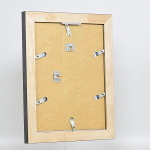 Effect solid wood frame profile 28 gold 10,5x14,8 cm Anti-reflective glass