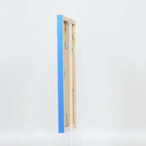 Wooden frame Top Cube 13x13 cm blue normal glass