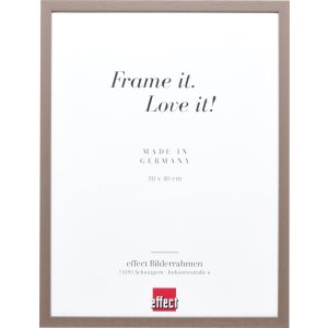 Effect wooden frame profile 35 brown 13x13 cm anti-reflex...