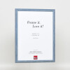 Effect Wooden Frame Profile 32 grey-blue 13x13 cm Normal Glass