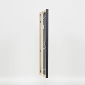 Effect wooden frame profile 38 grey 13x13 cm anti-reflective glass