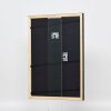 Effect wooden frame profile 38 grey 13x13 cm anti-reflective glass