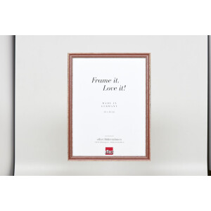 Effect wooden frame profile 38 brown 13x13 cm anti-reflex glass