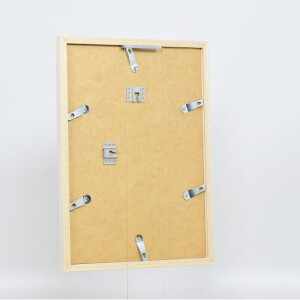 Effect Wooden Frame Profile 33 white 13x13 cm Normal Glass