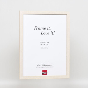 Effect Wooden Frame Profile 33 white 13x13 cm Normal Glass