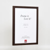 Effect wooden frame profile 33 wenge 13x13 cm anti-reflective glass