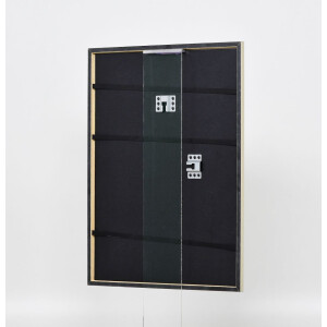 Effect solid wood frame profile 29 silver 13x13 cm Anti-reflective glass