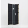 Effect solid wood frame profile 29 silver 13x13 cm Anti-reflective glass