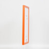 Wooden frame Top Cube 13x13 cm orange museum glass