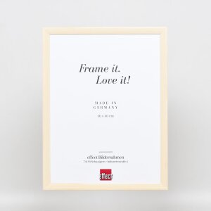 Effect wooden frame profile 89 white 13x13 cm acrylic glass