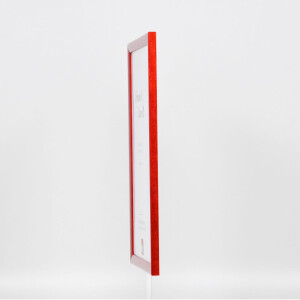 Effect wooden frame profile 89 red 13x13 cm acrylic glass