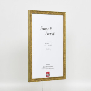 Effect wooden frame profile 2070 normal glass 13x13 cm gold