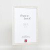 Effect wooden frame profile 2070 normal glass 13x13 cm white