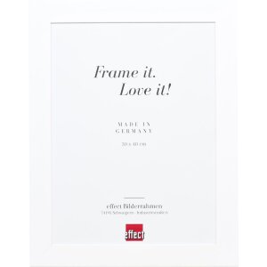 Effect solid wood frame Profile 30 white 13x13 cm Museum...