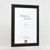 Effect wooden frame profile 94 black 13x13 cm acrylic glass