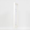 Effect Wooden Baroque Frame Profile 37 white 13x13 cm Museum Glass