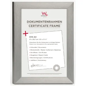 aluminium frame ALULINE 21x29,7 cm steel