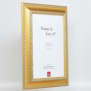 Effect Baroque Picture Frame Profile 31 gold 13x13 cm Anti-reflective glass