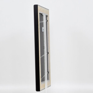 Effect wooden frame profile 95 black 13x13 cm normal glass