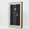 Effect wooden frame profile 95 black 13x13 cm normal glass