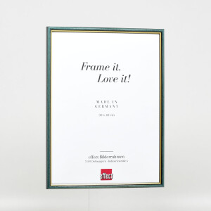 Effect wooden frame profile 23 blue 13x18 cm Clear glass