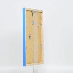 Wooden frame Top Cube 13x18 cm blue normal glass