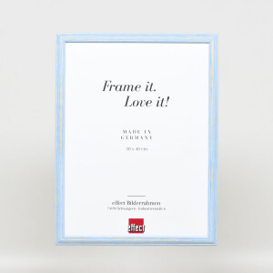 Effect Wooden Frame Profile 32 blue 13x18 cm Normal Glass