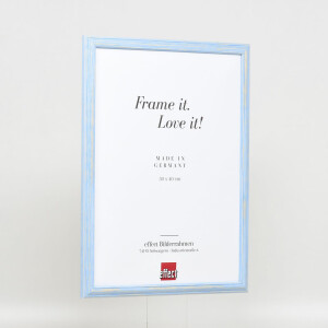 Effect Wooden Frame Profile 32 blue 13x18 cm Normal Glass