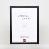 Effect wooden frame profile 33 black 13x18 cm normal glass