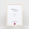 Effect Wooden Frame Profile 33 white 13x18 cm Normal Glass